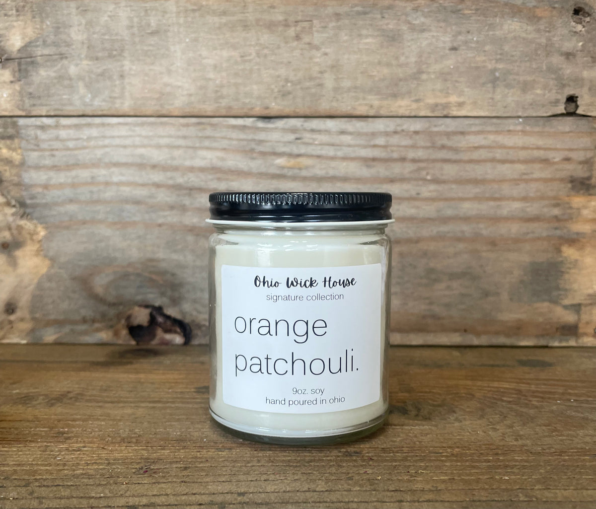 Orange Patchouli All Natural Soy Candles Ohio Made Ohio Wick House