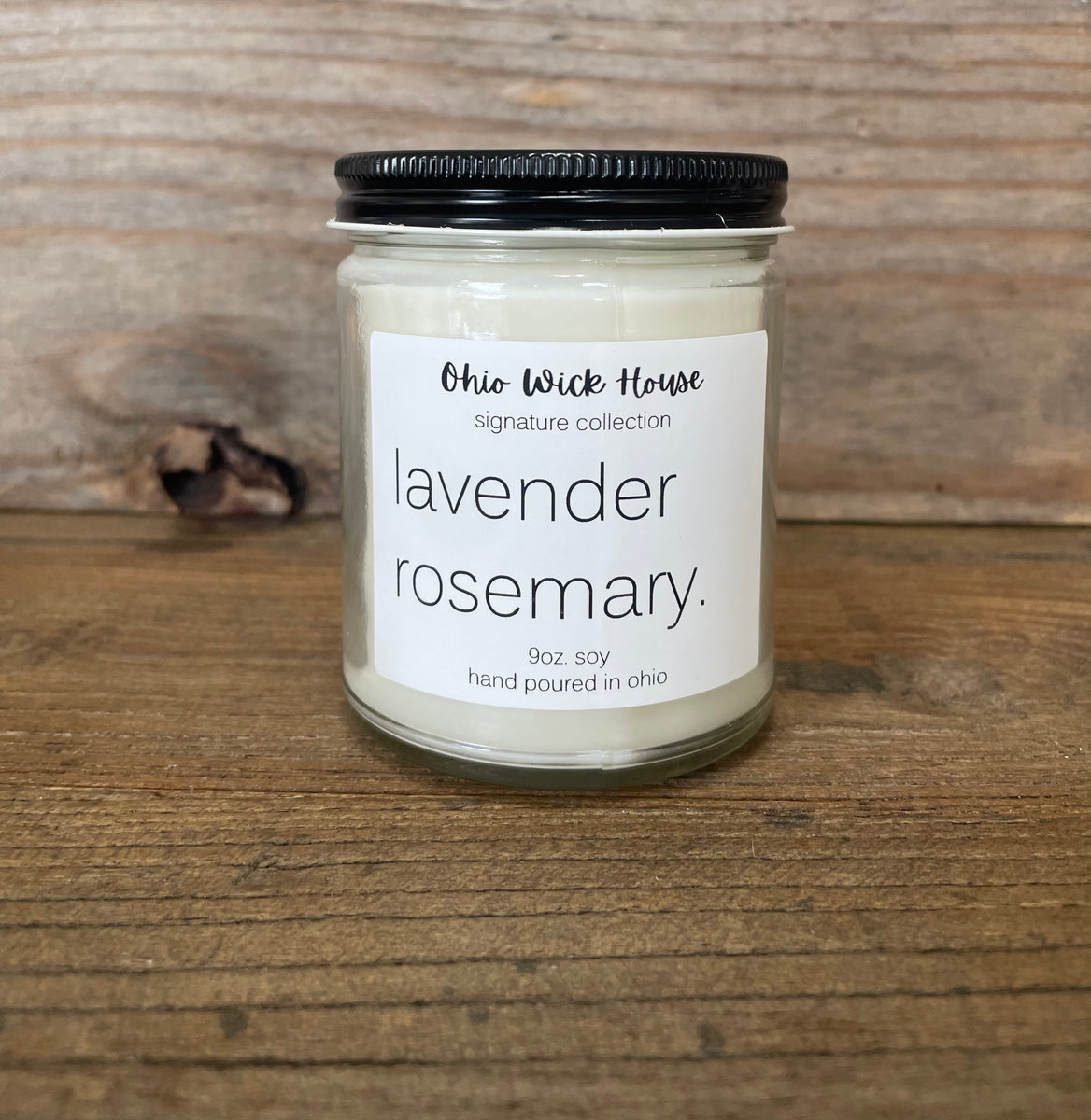 Lavender Rosemary All Natural Soy Candles Ohio Made Ohio Wick House
