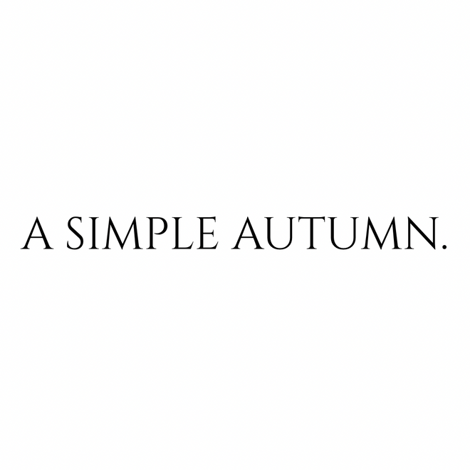 A Simple Autumn