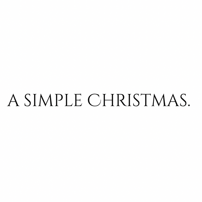 a simple christmas