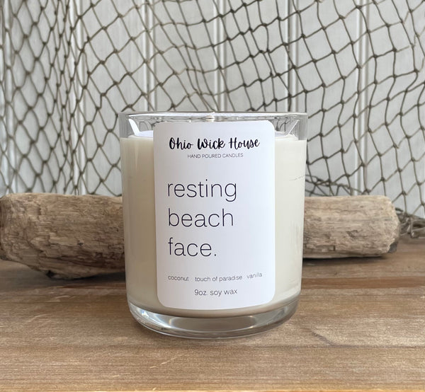 Resting Beach Face