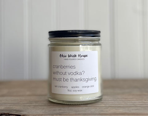 Cranberries Without Vodka