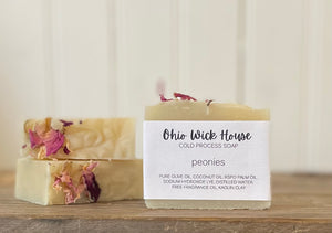 Peonies Bar Soap