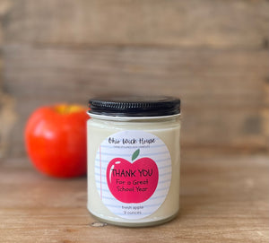 Teacher Appreciation Candle